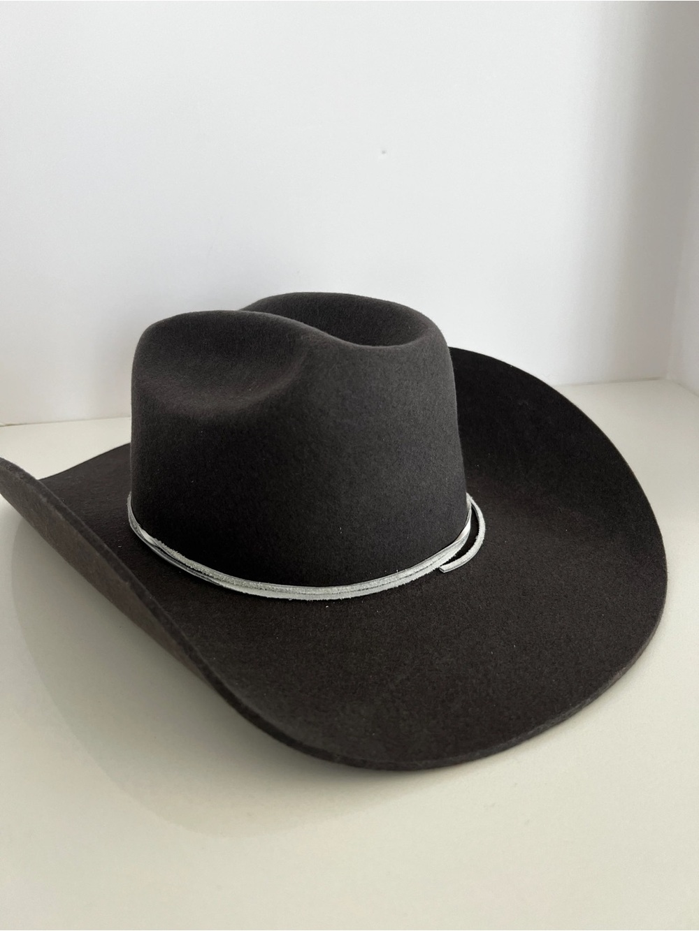 Hurricane “The Harvey” Grey Felt Cowboy Hat Size M - Picture 5 of 5